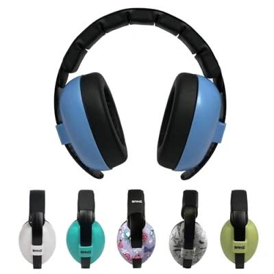 Image of Banz Baby Ear Defenders Noise Cancelling Headphones for 0 36 Months, NRR 21dB Lightweight Over Design with Soft Headband and Cushion Cups