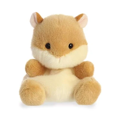 Image of Aurora Palm Pals, Happy The Hamster Soft Toy, 33484, 5 inches, Beige