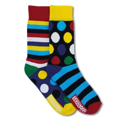 Image of United Oddsocks Sunny Gyms Pair of Sports Socks Men UK 6 11
