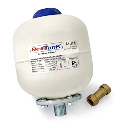 Image of 2L Expansion Vessel KIT Pressure Tank and Check Valve for unvented Water Heater 2 Litre