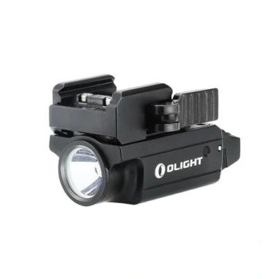 Image of OLIGHT PL Mini 2 Valkyrie Rechargeable Light 600 Lumens Compact LED Torch Rail Mounted Lightweight Small Flashlight for Field Search (Black)