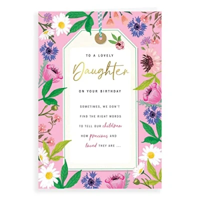 Image of Avant Garde Studios Birthday Card Daughter 9 x 6 inches