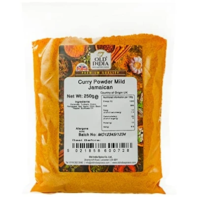 Image of Old India Curry Powder Mild Jamaican 250g