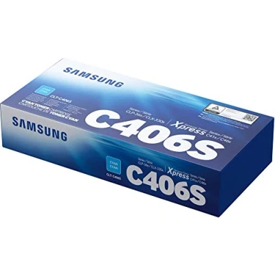 Image of Samsung ST984A CLT C406S Toner Cartridge, Cyan, Pack of 1