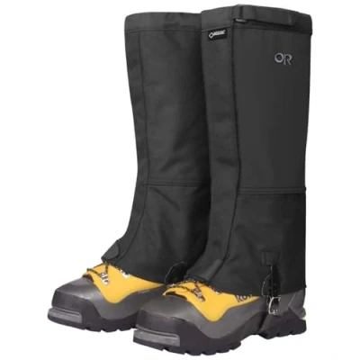 Image of Outdoor Research Unisex Expedition Crocodile Gore TEX Gaiters, Black, S