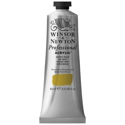 Image of Winsor &amp; Newton 2320294 60 ml Professional Acrylic Colour Green Gold