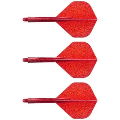 Image of Condor Darts lame glitter flight Standard Medium Red