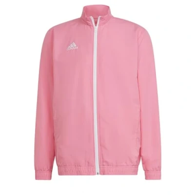 Image of adidas Performance Entrada Presentation Training jacket, Men&#039;s, Size: Medium, Pink glow