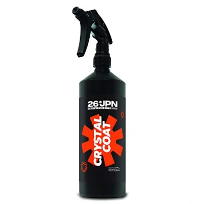 Image of 26JPN Crystal Coat Ceramic Spray Coating, High Gloss, Dirt Repelling, Hydrophobic Paint Sealant, Repels Water and (1000ml)