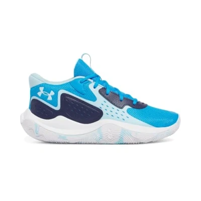 Image of Under Armour JET Basketball shoes, Men&#039;s, Size: 12, Electric blue Leather and textile