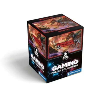 Image of Clementoni Jigsaw Puzzle Cube Dungeons &amp; Dragons 500 Pieces Gaming Collection For Adults 14 99 Years, Gift Men/Women, Game, D&amp;D, Made In Italy, 35562