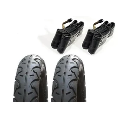 Image of 2 X Pram Tyres &amp; Tubes 12 1/2 1/4&quot; Phil Teds Explorer Sport Classic E3