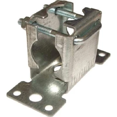 Image of electrosmart Wall Bracket for 1&quot; TV Aerial Pole/Mast House Facia Loft Caravan Clamp Mount