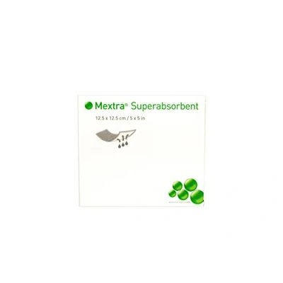 Image of Mextra 610000 Superabsorbent 5&quot; x (12.5x12.5 cm) Box of 10