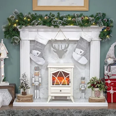 Image of Christmas Workshop 6ft Pre Lit Pine Garland