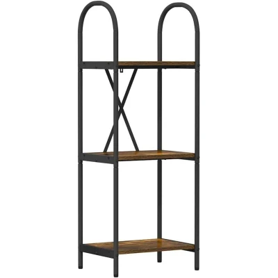 Image of vidaXL Bookshelf Smoked oak 40 x 30 109 cm Engineered wood
