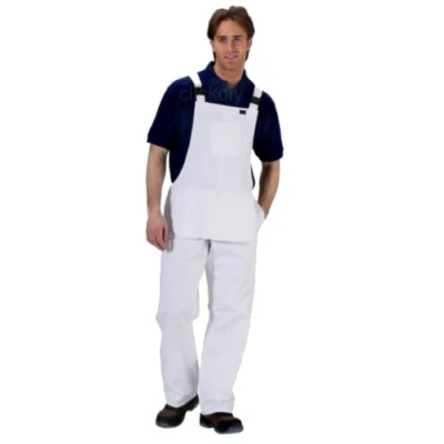 Image of Bib and Brace Overalls BC544 Size: 34&quot; Color: white