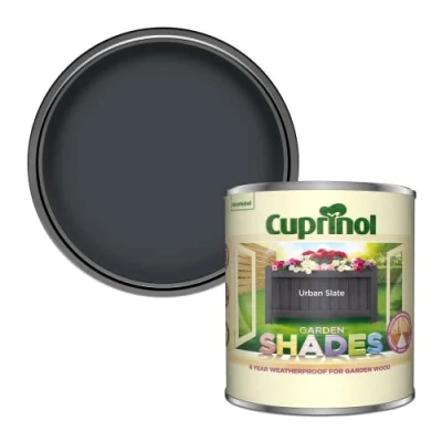 Image of Cuprinol 5316967 Garden Shades Exterior Woodcare, Urban Slate 1 Litre
