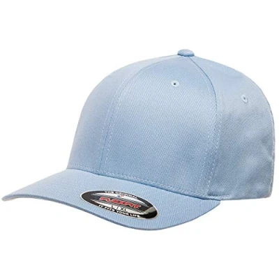 Image of Flexfit Men&#039;s Athletic Baseball Fitted Cap, Carolina Blue, L XL