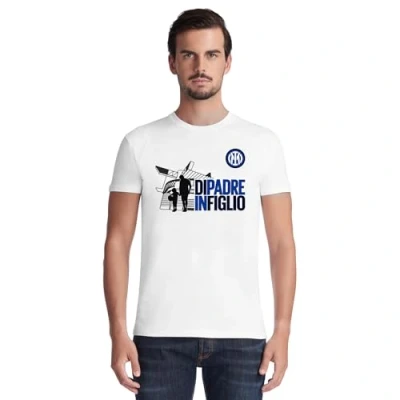 Image of Inter Father to Son T Shirt Mens, White, M