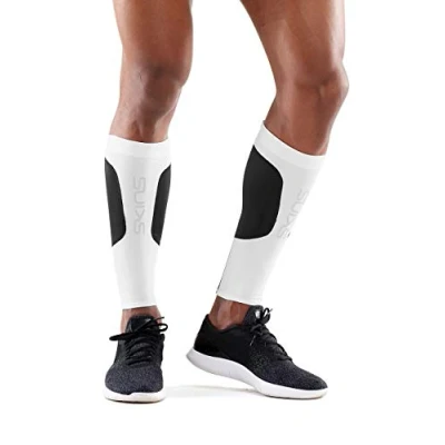 Image of SKINS Men Essentials Sport Calftights White/Black L White/Black,