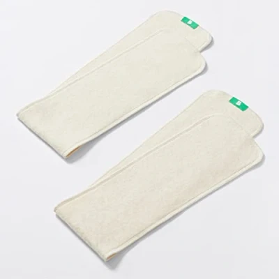 Image of Bambino Mio, Revolutionary Reusable Nappy Booster Flexi Boost Pack of 2 Soft Inserts for Extra Absorbency