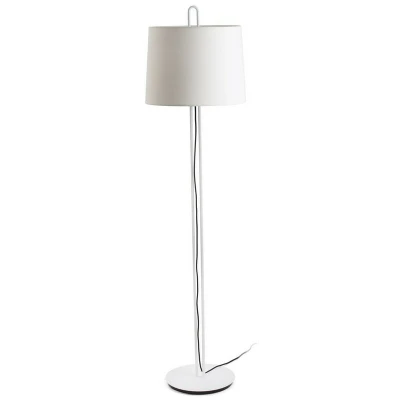 Image of Montreal Floor Lamp with Shade White, E27