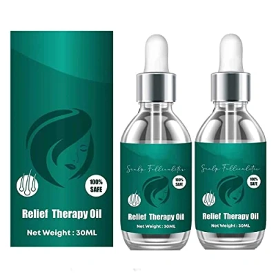 Image of ATTDX Scalp Folliculitis Relief Oil GFOUK Treatment Natural Remedies Hair and Nourishing for All Types