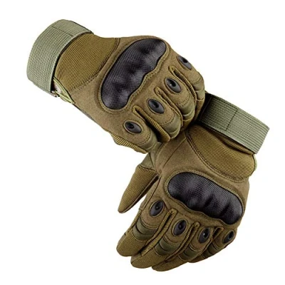 Image of GES Motorbike Gloves, Men Full Finger Motorcycle Gloves Touch Screen ATV Riding Motocross Racing