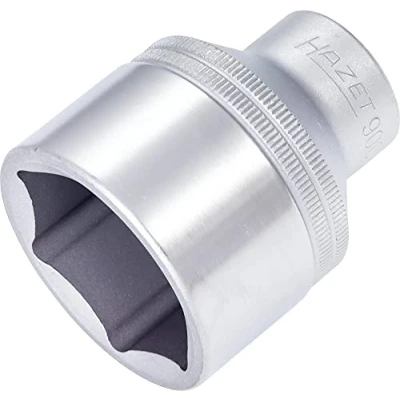 Image of T10125, T10204 Socket HAZET 900 36 DIN3124, ISO2725 1 Chrome Vanadium Steel Knurled