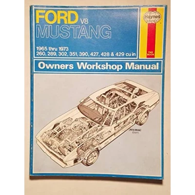 Image of Ford Mustang, Mach 1, GT, Shelby, &amp; Boss V 8 (1964 1973) Haynes Repair Manual (USA): V8 Engines