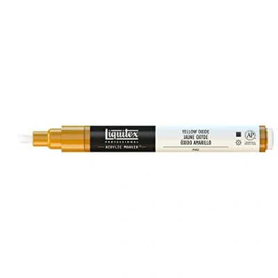 Image of Liquitex 2 4 mm Fine Nib Paint Marker Yellow Oxide
