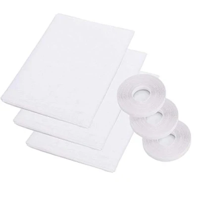 Image of Mosquito Fly Screen Nets For Window 3 Pack, Upgrade Insect Mesh Net 1.3m x 1.5m Diy Bug Bee Anti Protector Kit, With Rolls Self Adhesive Tapes(10mm Wide), White
