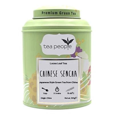 Image of Tea People Chinese Sencha 100g Tin Caddy