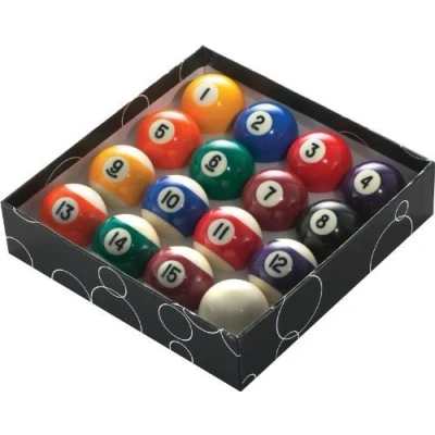 Image of VIPER Full Size Pool Balls Spots and Stripes American 2&quot; (Pool Set)
