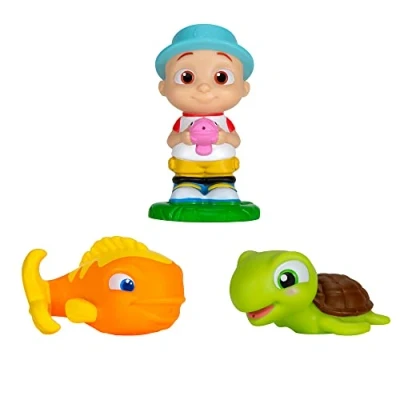Image of Cocomelon Bath Squirters (Shark, Turtle, JJ), WT80125