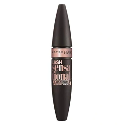 Image of Maybelline New York Sensational Luscious Mascara, Volumizing and Thickening, Black