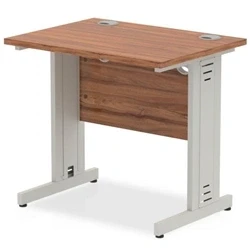 Image of Impulse 800x600 Walnut Silver Cable Leg