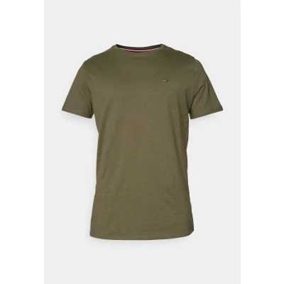 Image of Tommy Jeans SLIM TEE Basic Tshirt, Men&#039;s, Size: XXS, Fatigue green