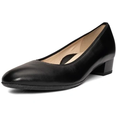 Image of ARA Women&#039;s Milano Closed Toe Heels, Black (Schwarz 01), 7 UK