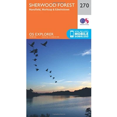 Image of Explorer 270 Sherwood Forest Map With Digital Version