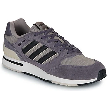 Image of adidas Sportswear RUN 80S Trainers, Men&#039;s, Size: 7, Putty beige/core black/grey strata Leather/synthetics