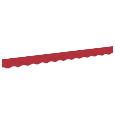 Image of vidaXL Awning Valance for 2.5 m Frame Red 2.3x0.2