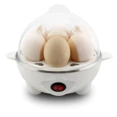 Image of Stocktons Electric Egg Cooker Boiler Stainless Steel Poacher Steamer 7 Eggs