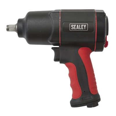 Image of Sealey Composite Air Impact Wrench 1/2&quot; Sq Drive Twin Hammer