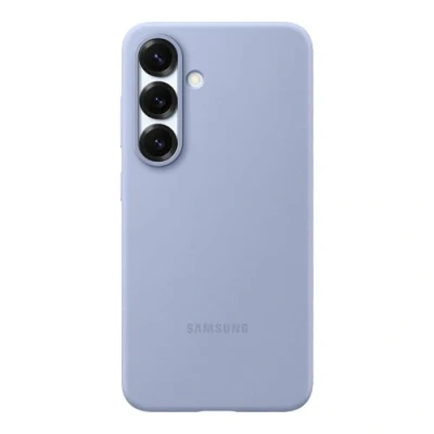 Image of Samsung Silicone Back Cover Light Blue Galaxy S25