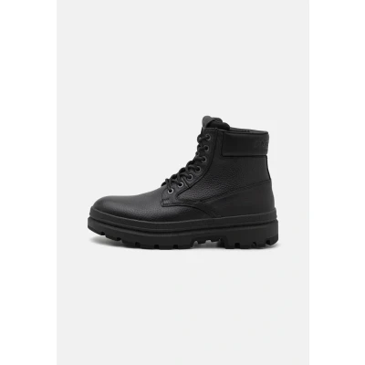 Image of Björn Borg H700 Hiker HIGH Laceup ankle boots, Men&#039;s, Size: 6.5, Black Leather