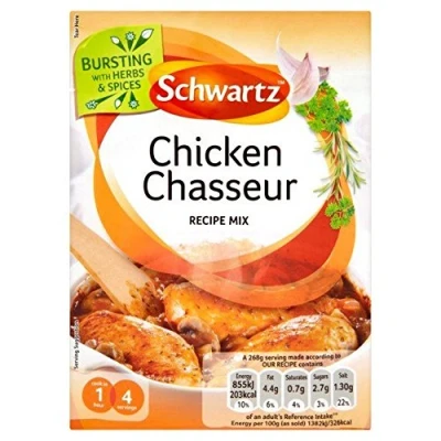 Image of Schwartz Authentic Chicken Chasseur Mix 40g Pack of 2