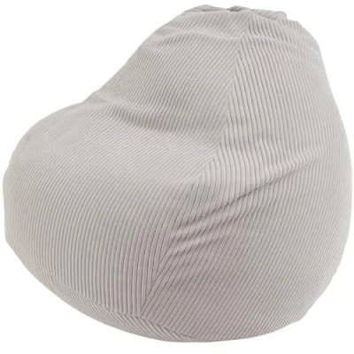 Image of bananair Bean Bag Chair for Adults &amp; Kids Soft Elegant Corduroy Fabric Comfortable Foam Filling Removable Washable Cover Practical Bags, Easy to Transport (120x100 cm, Light Grey)