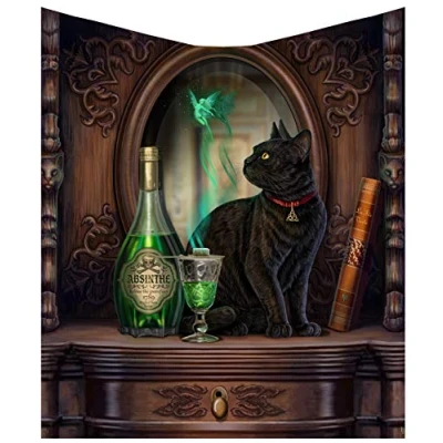 Image of Nemesis Now Absinthe Throw Lisa Parker 160cm, Brown